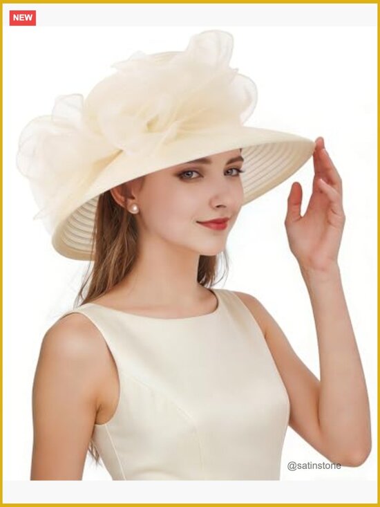 Organza Derby Church Wedding Tea Party Fascinator Hat
